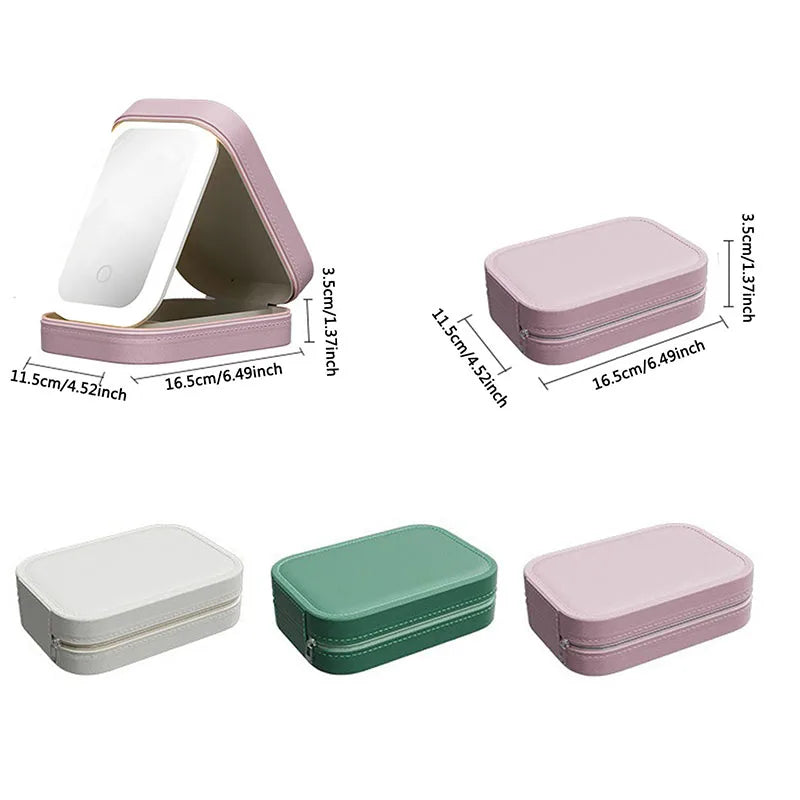 Shine and Stash – Portable LED Lighted Makeup Case