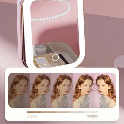 Shine and Stash – Portable LED Lighted Makeup Case